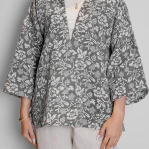 مانتو طرح گل زنانه ناری مد مدل D2474