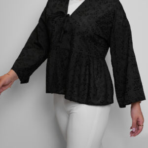 مانتو عروسکی دخترانه ناری مد مدل D2492