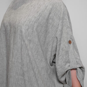 پیراهن نخی زنانه ناری مد مدل آیسان F2526